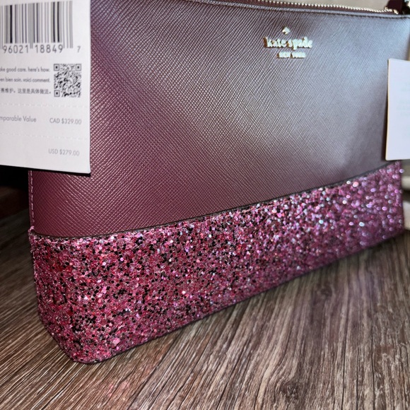 New Kate Spade New York Flash Glitter Crossbody Bag - Picture 4 of 9